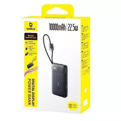 Портативная Батарея Baseus EnerFill FC11 Digital Display 10000mAh 22.5W — Придбати в Україні
