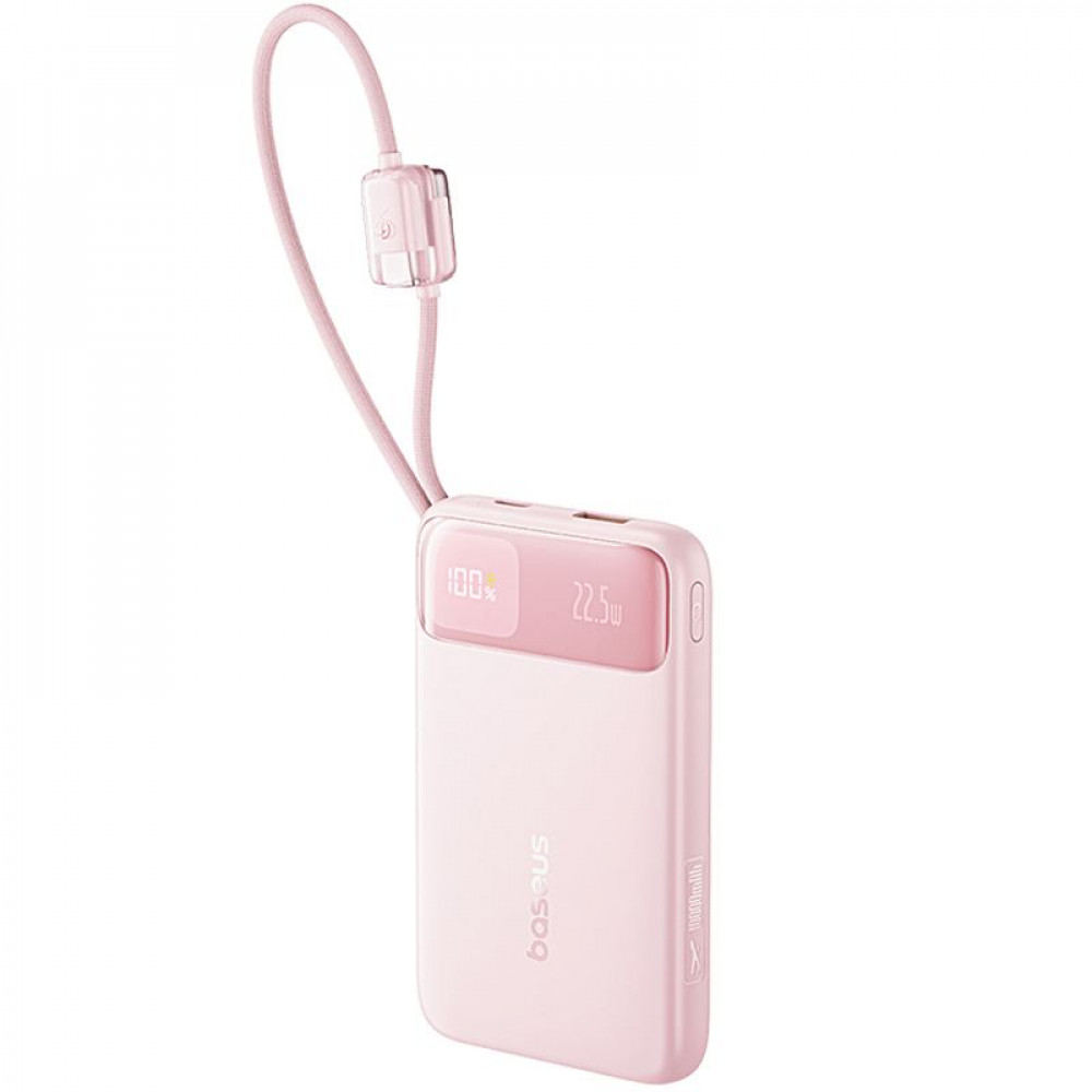 Портативна Батарея Baseus EnerFill FC11 Digital Display 10000mAh 22.5W pink на малюнкі №3