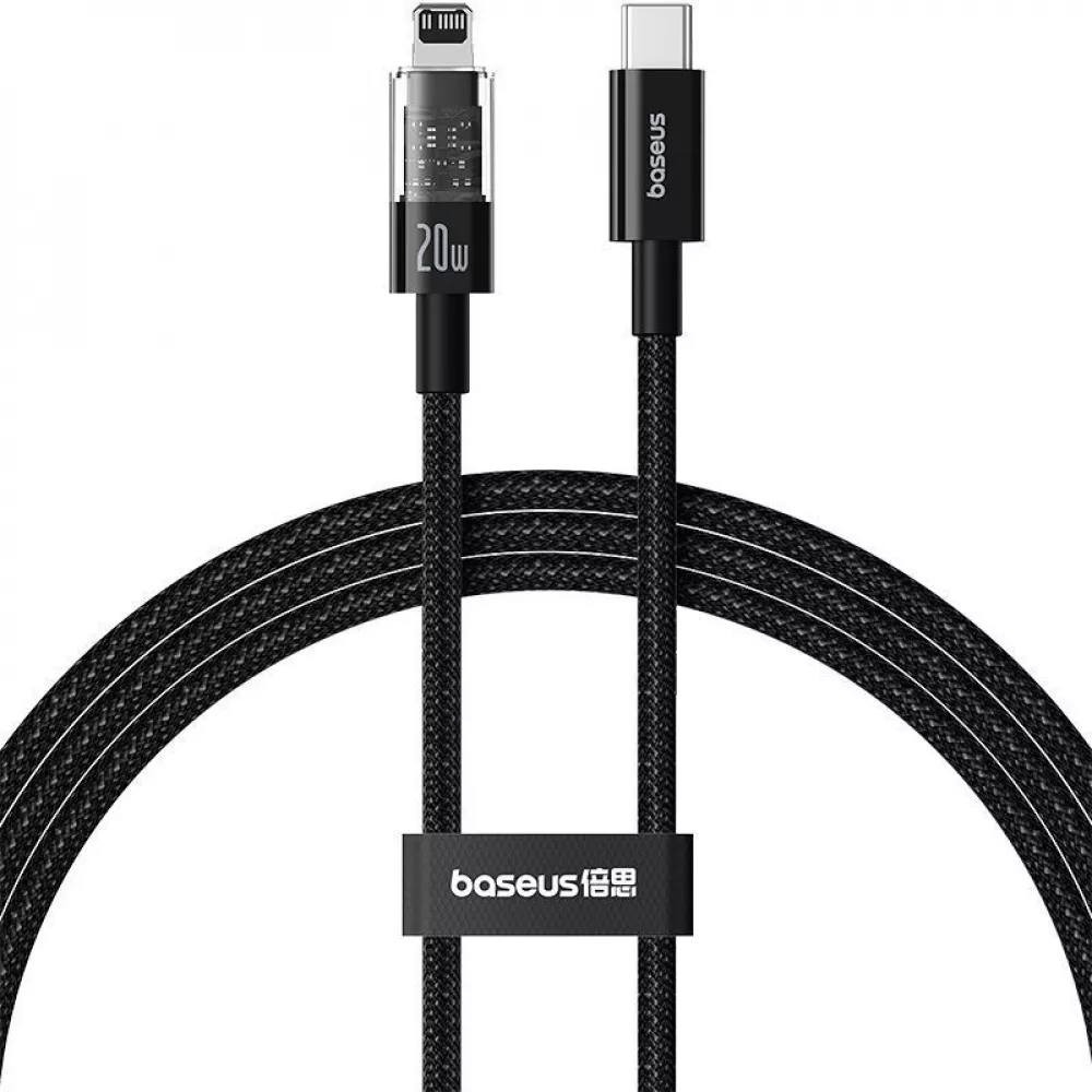 Кабель Baseus Gem Fast-Charging Type-C to Lightning 20W 1m - фото 12