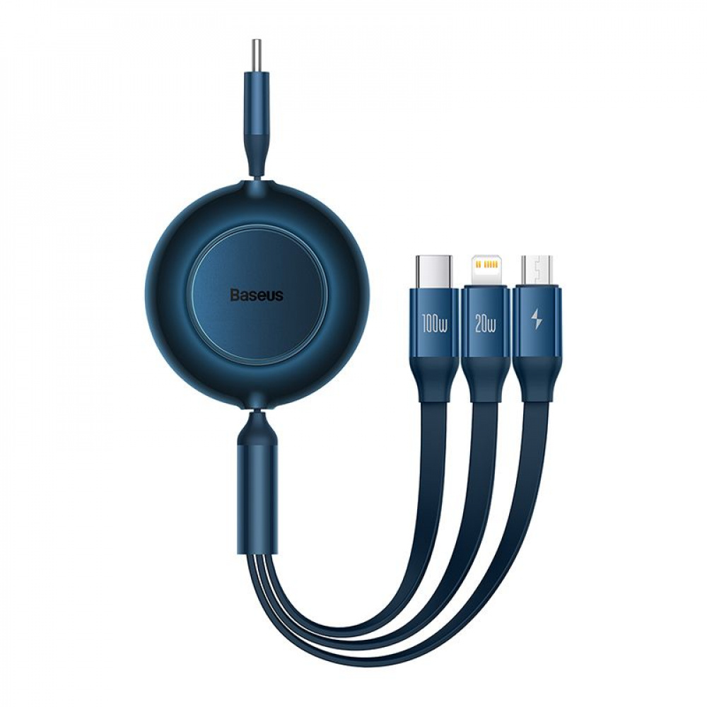Кабель Baseus Bright Mirror 2 Series 3-in-1 (Micro USB+Lightning+Type-C) 100W (1.1m) — Придбати в Україні - фото 6
