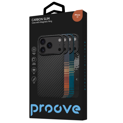 Купить Чехол Proove Carbon Slim with Magnetic Ring iPhone 17 64303 - Ncase