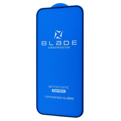 Захисне скло BLADE ANTISTATIC Series Full Glue iPhone 14 Pro Max/15 Plus/16 Plus black