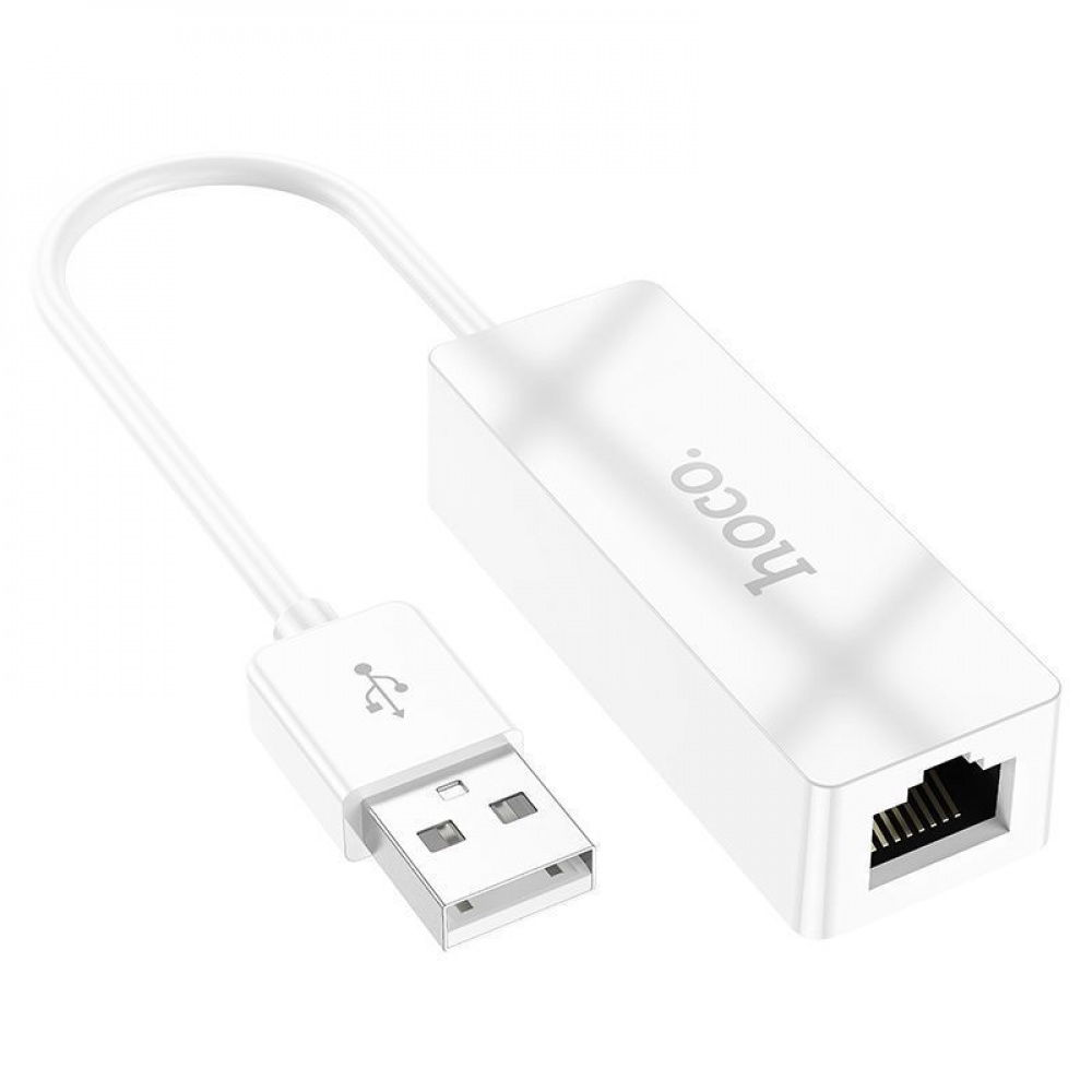 Ethernet адаптер Hoco UA22 RJ45 to USB - фото 2