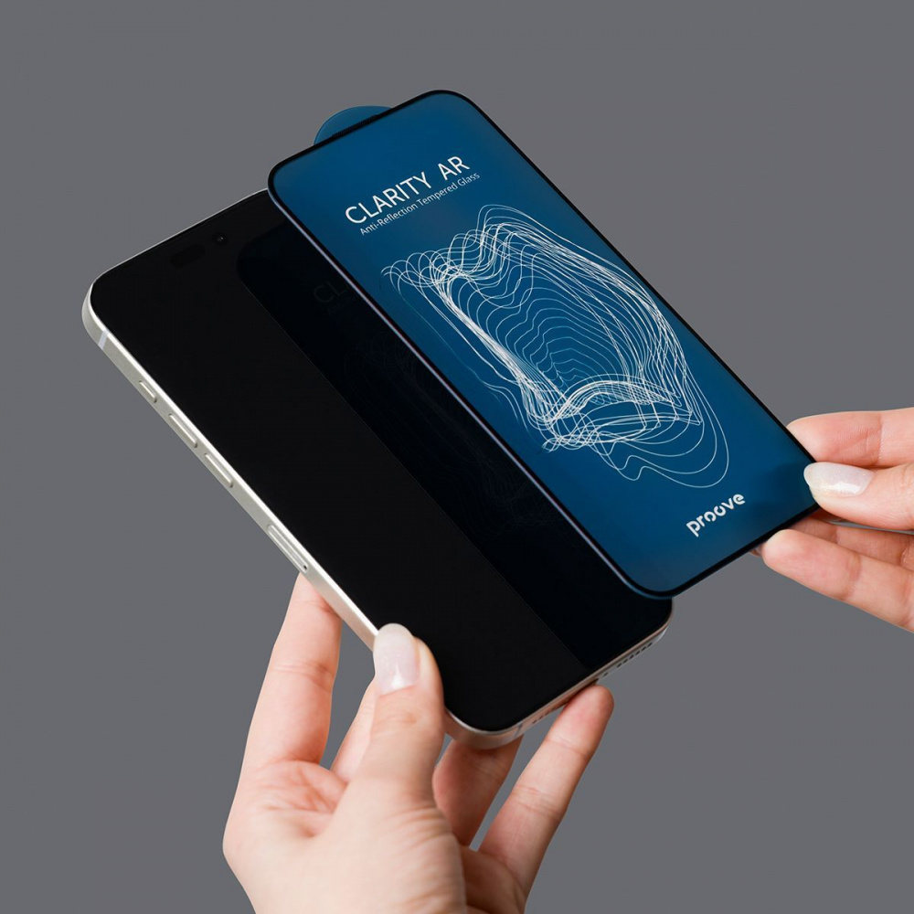 Защитное стекло Proove Clarity AR iPhone 16 Pro Max - фото 5