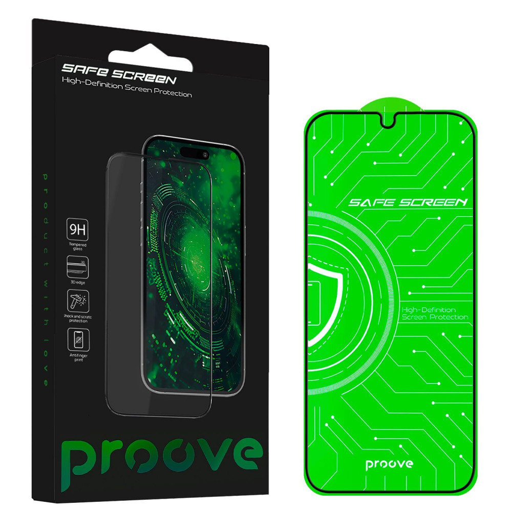 Защитное стекло Proove Safe Screen Samsung Galaxy A05/A05s/A06/A07 (1pcs) - фото 6