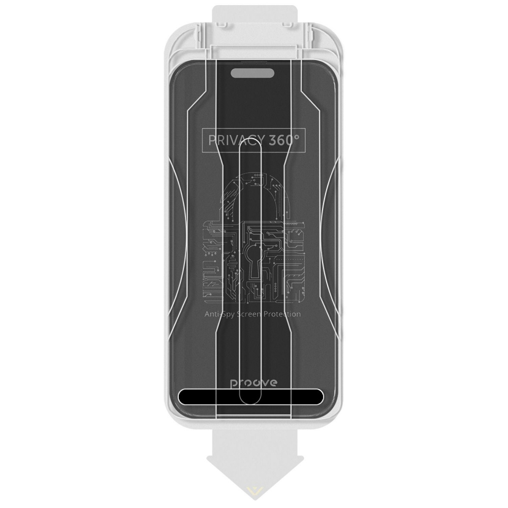 Защитное стекло Proove Privacy 360 Installation Box iPhone 14 Pro Max/15 Plus/16 Plus - фото 2