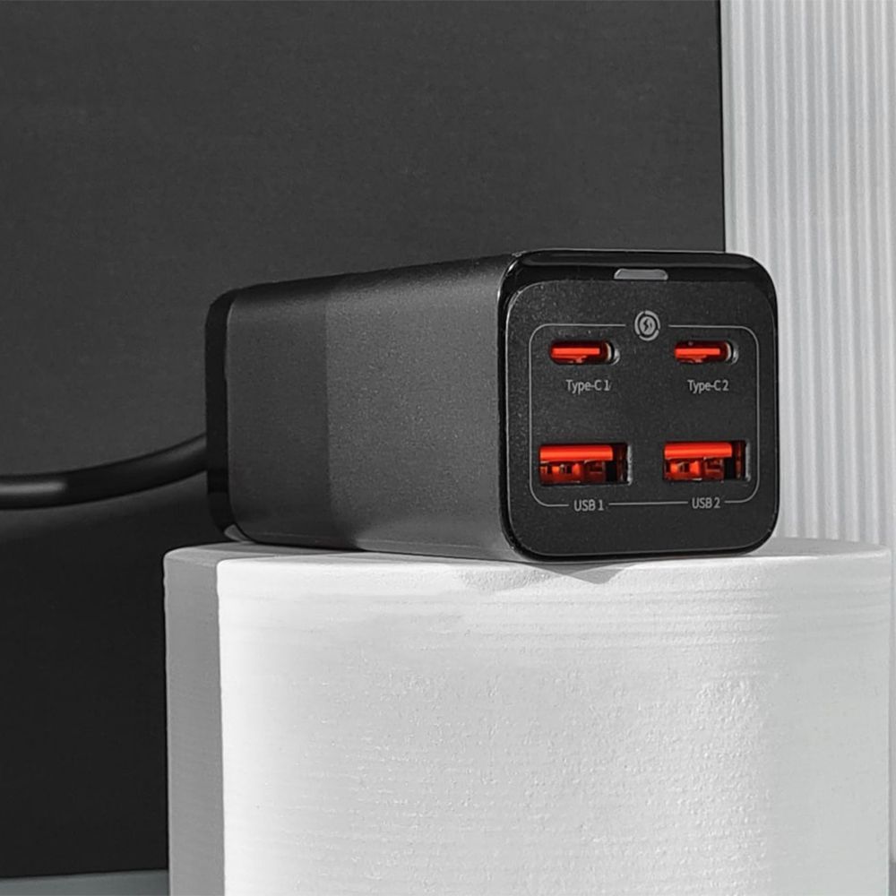МЗП Baseus GaN3 Pro 100W (2 Type-C + 2 USB) — Придбати в Україні - фото 3