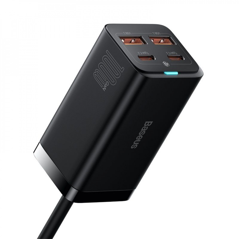 МЗП Baseus GaN3 Pro 100W (2 Type-C + 2 USB) — Придбати в Україні - фото 6