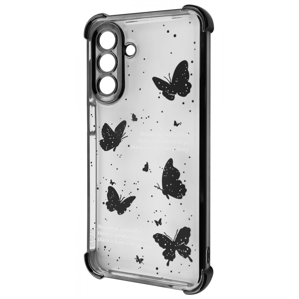 Чохол WAVE Winkie Samsung Galaxy A26 black/butterfly на малюнкі №1