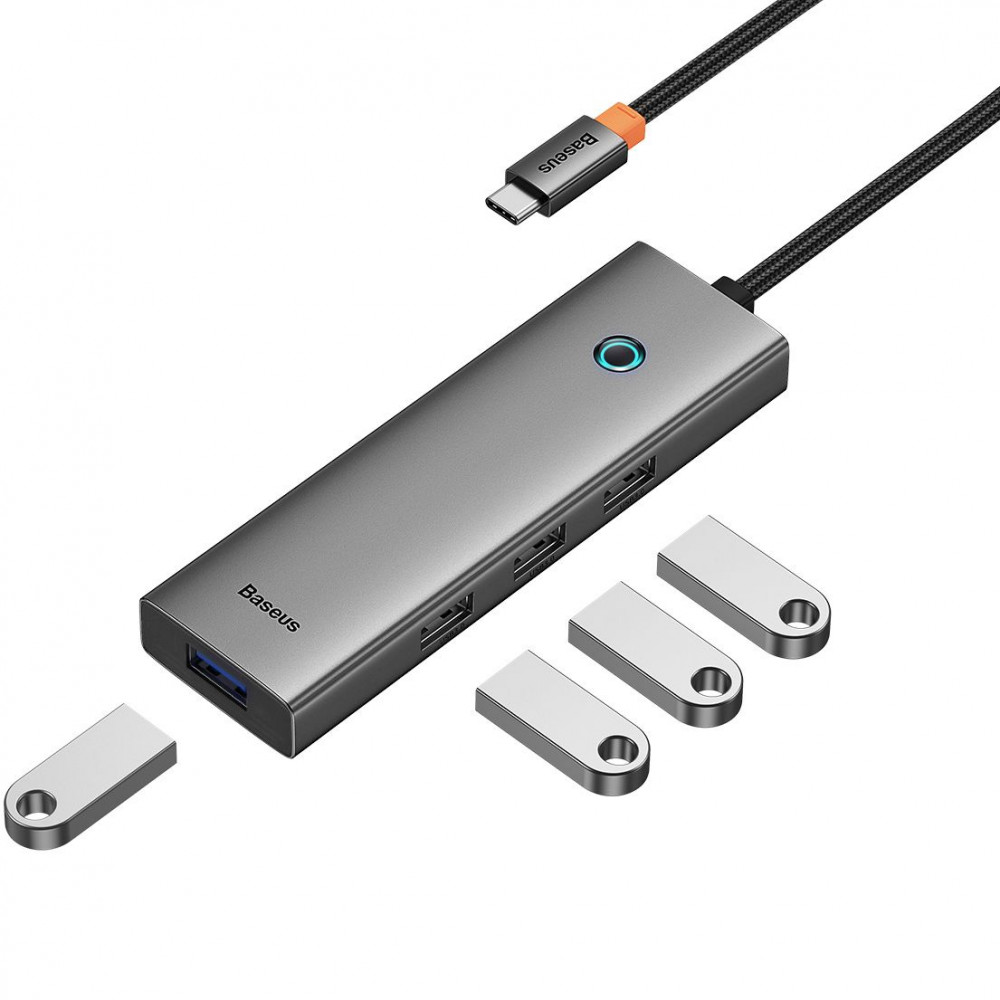 USB-Хаб Baseus UltraJoy Series 4-Port HUB (Type-C to USB3.0*4) — Придбати в Україні - фото 6