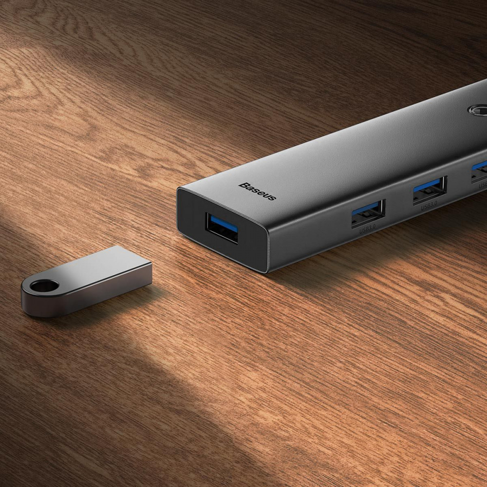 USB-Хаб Baseus UltraJoy Series 4-Port HUB (Type-C to USB3.0*4) — Придбати в Україні - фото 8