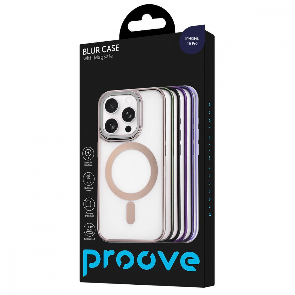 Чехол Proove Blur Case with Magnetic Ring iPhone 16 Pro - фото 1