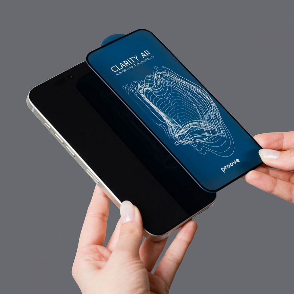 Защитное стекло Proove Clarity AR iPhone 16 Pro Max - фото 7