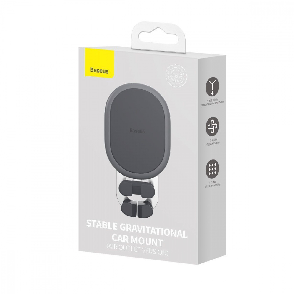 Автомобільний тримач Baseus Stable Gravitational Car Mount (Air Outlet) — Придбати в Україні