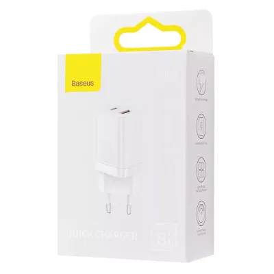 СЗУ Baseus Super Si Pro Quick Charger (Type-C+USB) 30W — Придбати в Україні