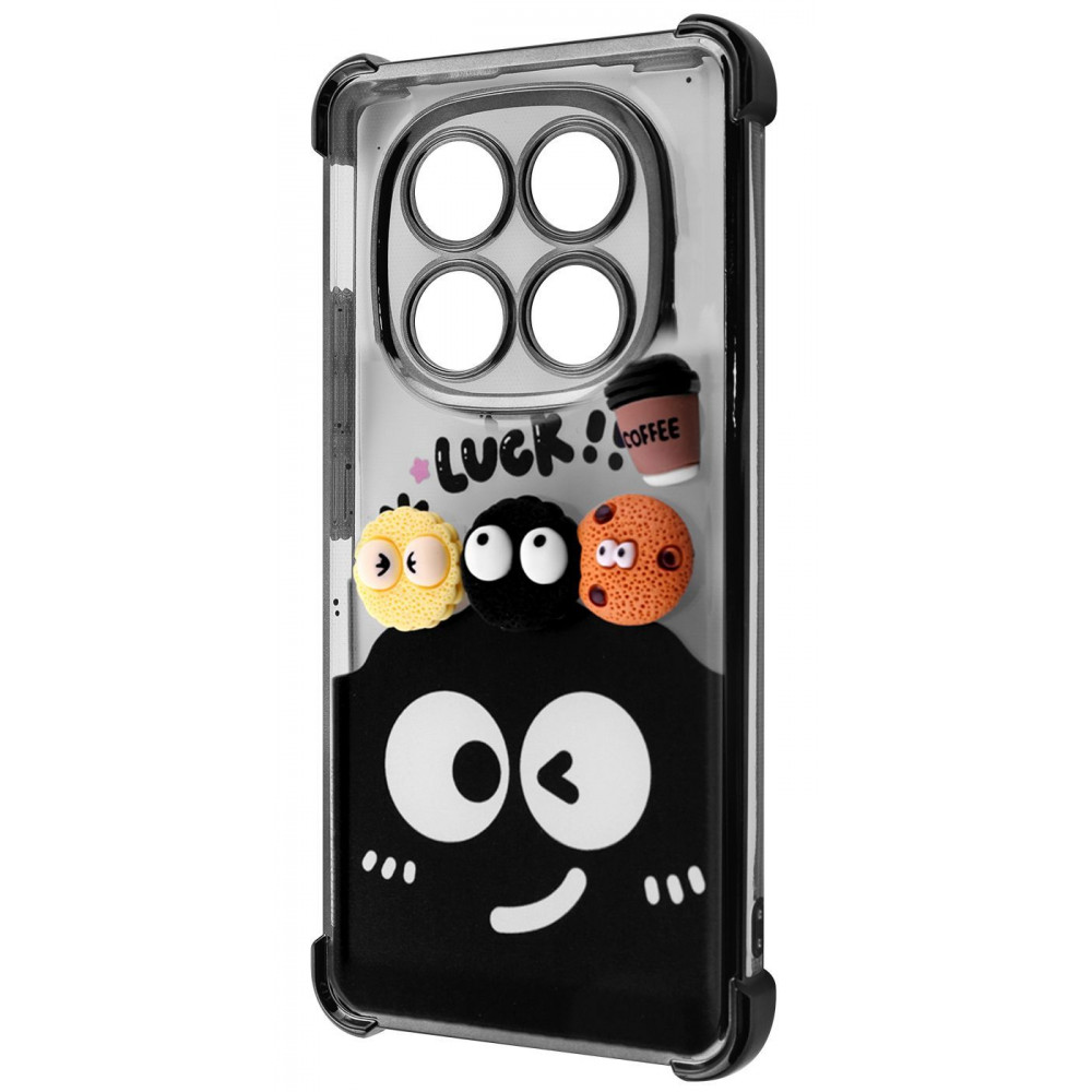 Чохол WAVE Winkie Xiaomi Redmi Note 14 Pro 5G/Poco X7 black/splash на малюнкі №1