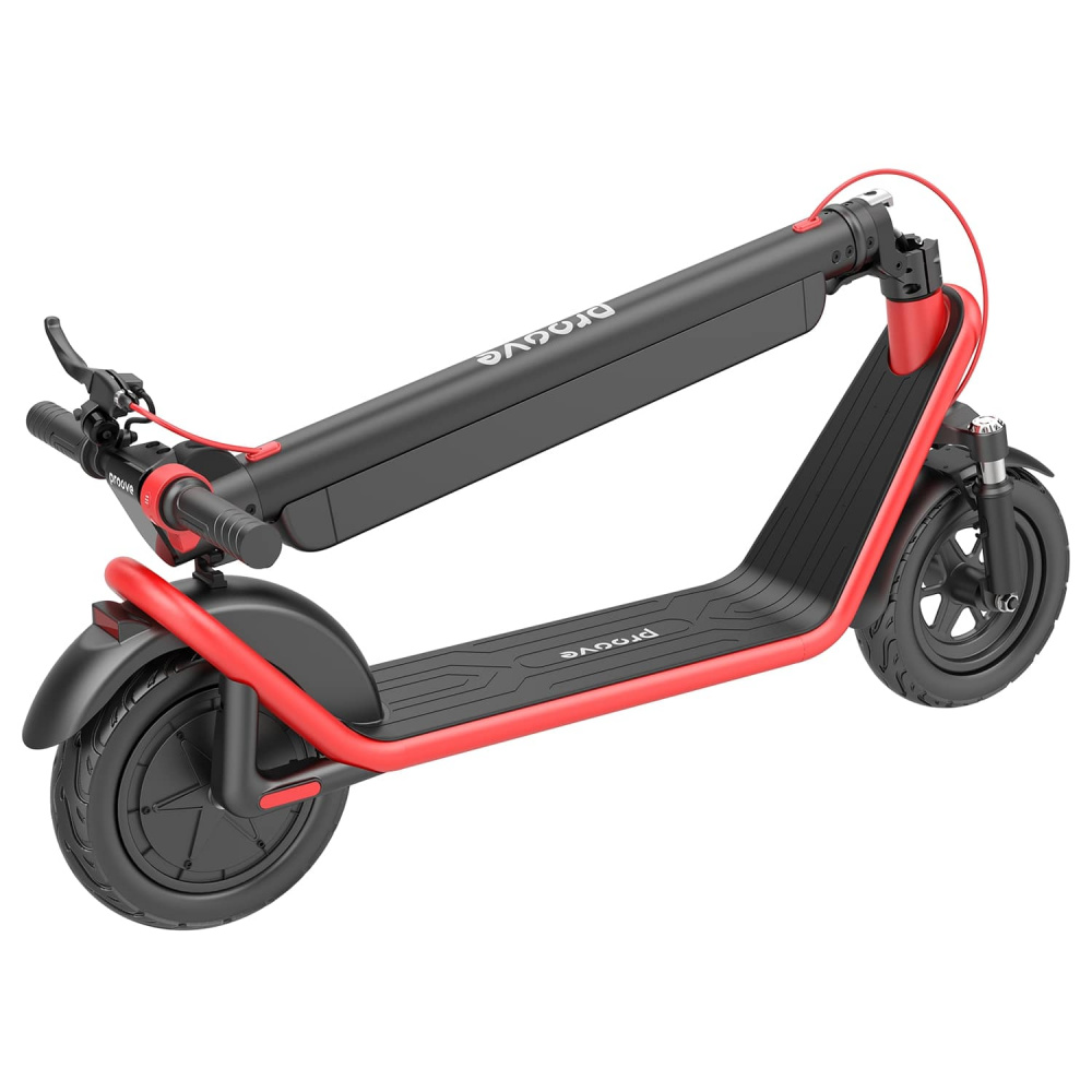 Электросамокат Proove Model Urban App 450W  (черно/красный) - фото 12