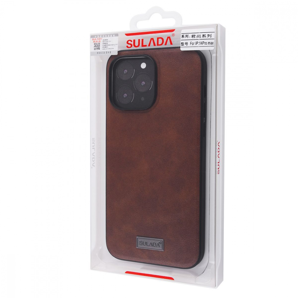 Чехол SULADA Leather Case iPhone 14 - фото 1