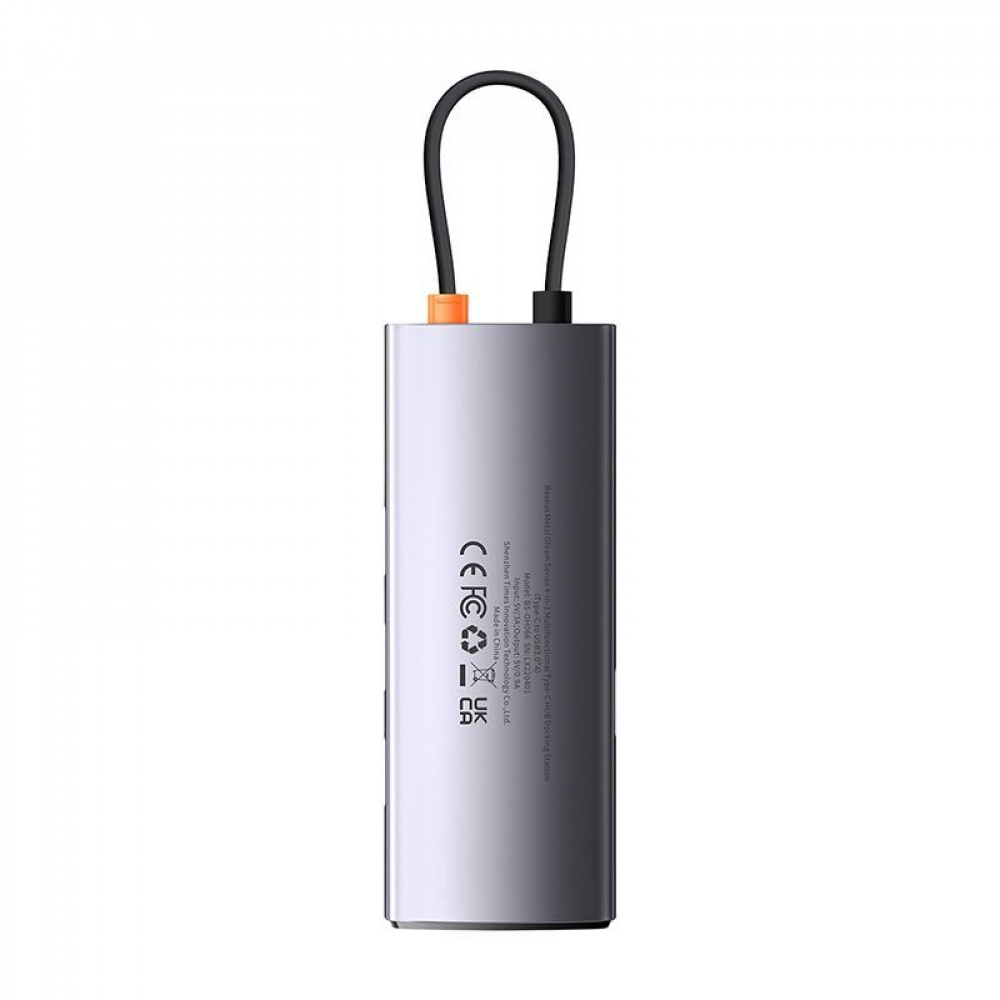 USB-Hub Baseus Metal Gleam Series 4-in-1 (4xUSB3.0) - фото 7