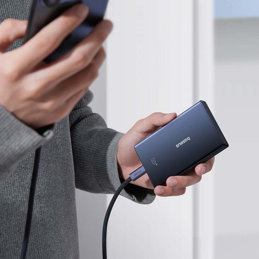 Портативна Батарея Baseus PicoGo Digital Display 10000mAh 20W — Придбати в Україні - фото 7