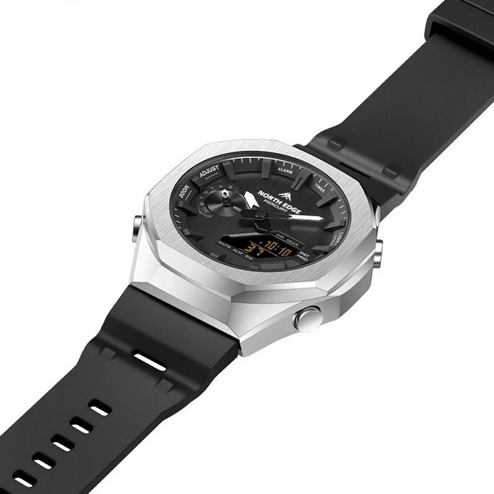 Механічний Годинник NORTH EDGE MERCURY silver на малюнкі №5