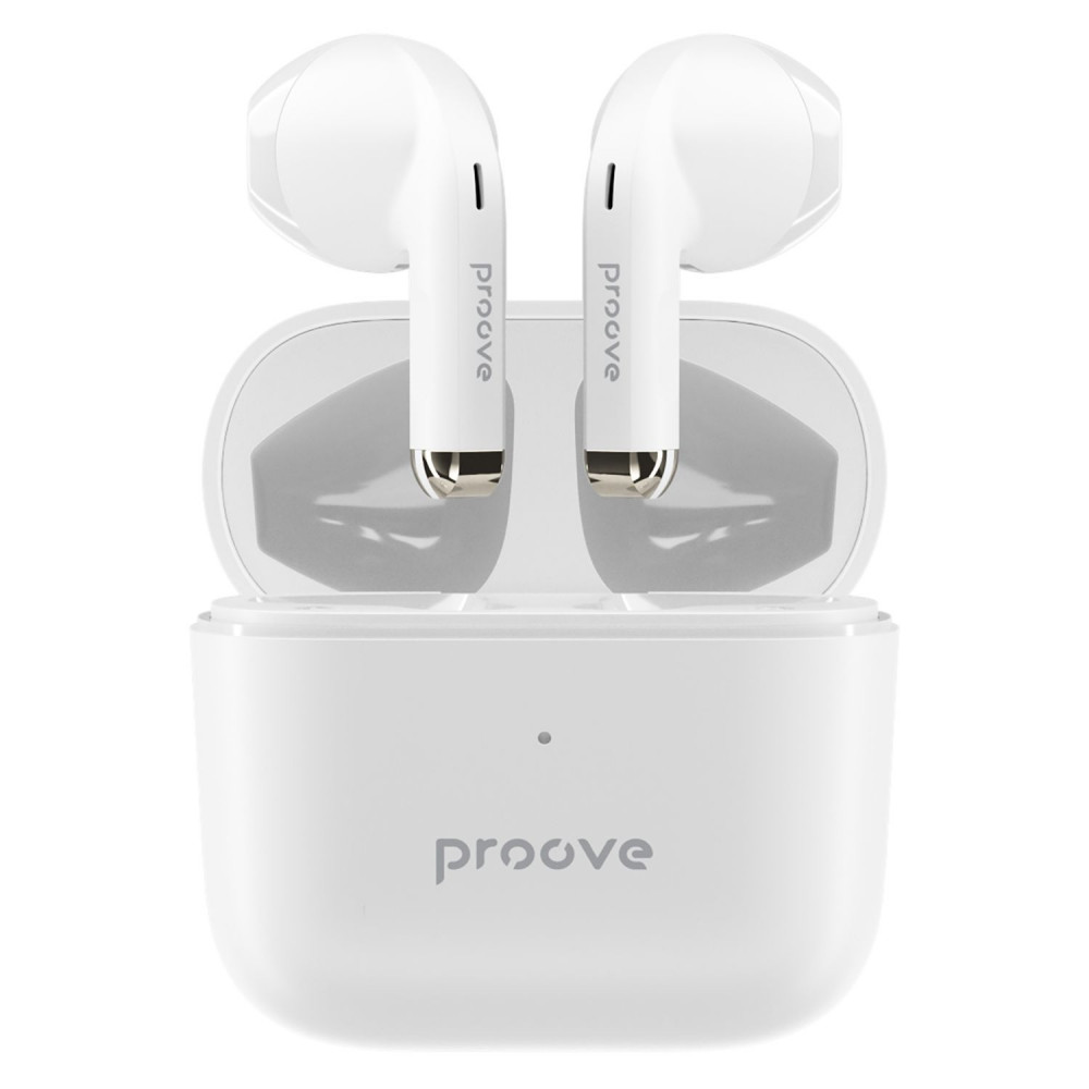 Бездротові навушники Proove Mainstream TWS (APP) white на малюнкі №1