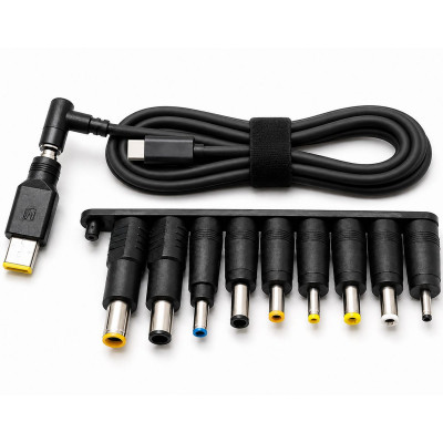 Купить Кабель для ноутбука Type-C to DC 10in1 65W 70685 - Ncase