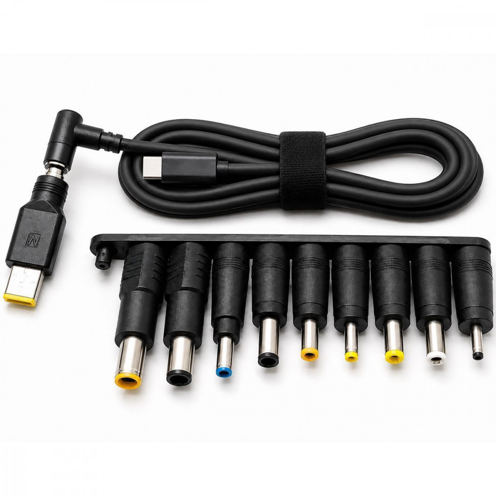 Кабель для ноутбука Type-C to DC 10in1 65W — Придбати в Україні