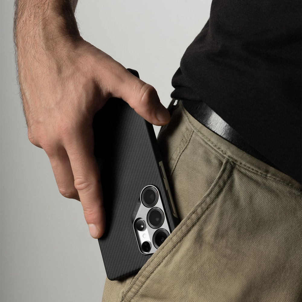 Чехол Proove Carbon Slim with Magnetic Ring Samsung Galaxy S25 - фото 9