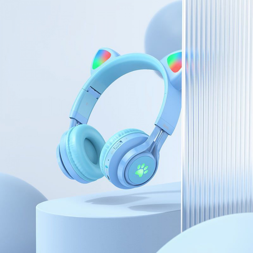 Беспроводные наушники Hoco W39 Cat Ear Bluetooth - фото 4