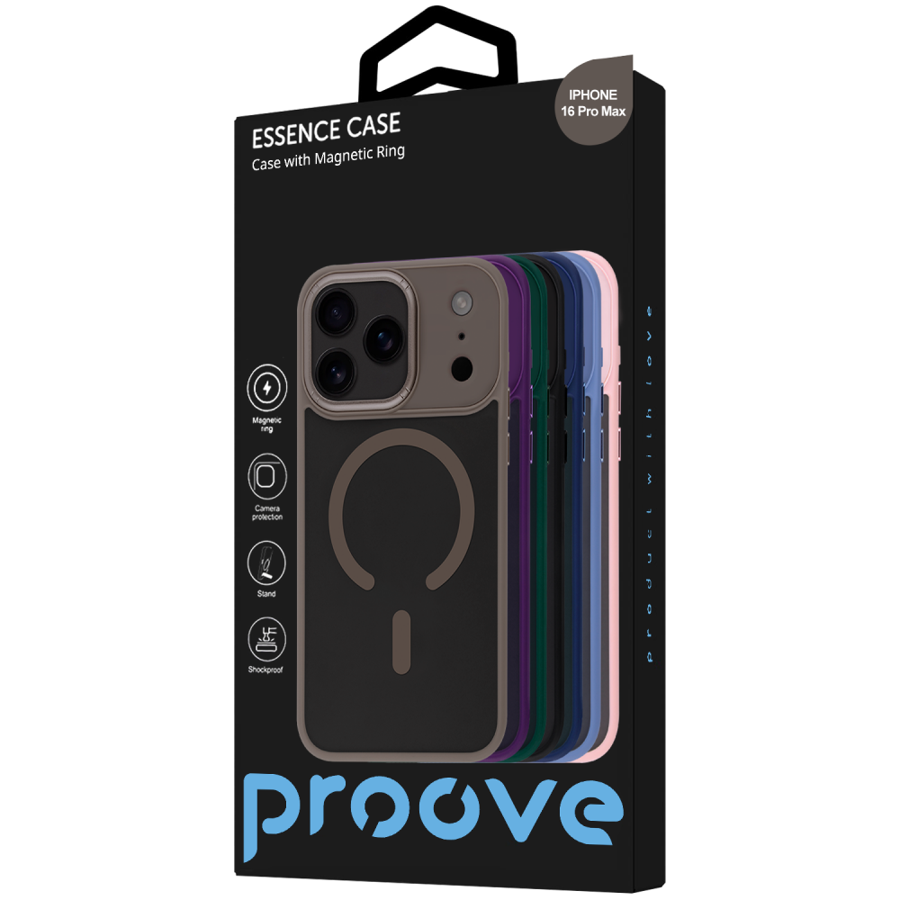 Чохол Proove Essence Case with Magnetic Ring iPhone 16 Pro Max — Придбати в Україні - фото 1