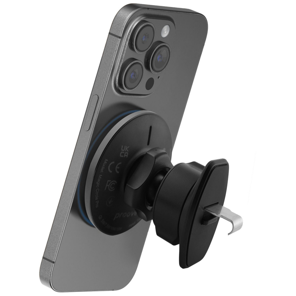 Автомобільний тримач з Бездротовим ЗП Proove Magic Circle Pro 15W — Придбати в Україні - фото 3