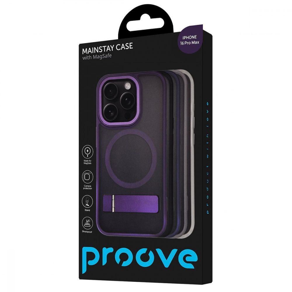 Чехол Proove Mainstay Case with Magnetic Ring iPhone 16 Pro Max - фото 1