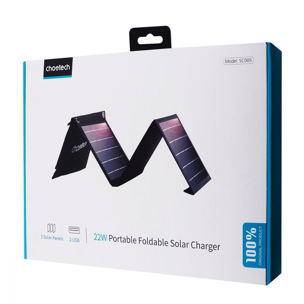 Choetech 22W Foldable Solar charger Panel - фото 1