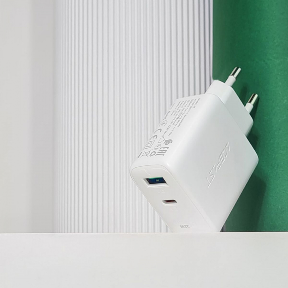 СЗУ Acefast A5 PD 32W (Type-C + USB) - фото 4