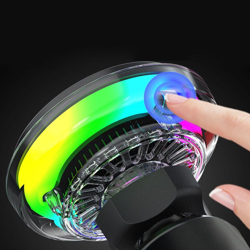 Автодержатель с Беспроводной Зарядкой Proove Light Crystal Qi2.2 25W - фото 7