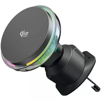Купить Автомобільний тримач з Бездротовим ЗП Proove Light Crystal Qi2.2 25W 66567 - Ncase