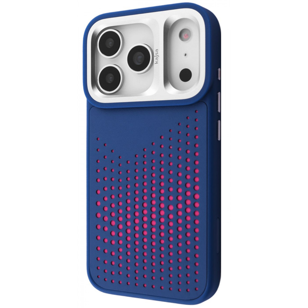 Чехол Kajsa Circle with Magnetic Ring iPhone 17 Pro blue на картинке №1