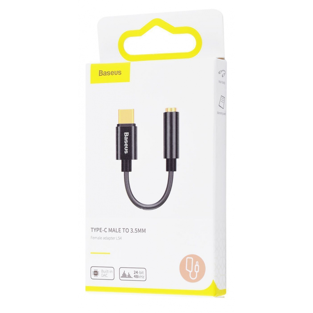 Перехідник AUX Baseus L54 Type-C to 3.5mm — Придбати в Україні - фото 1