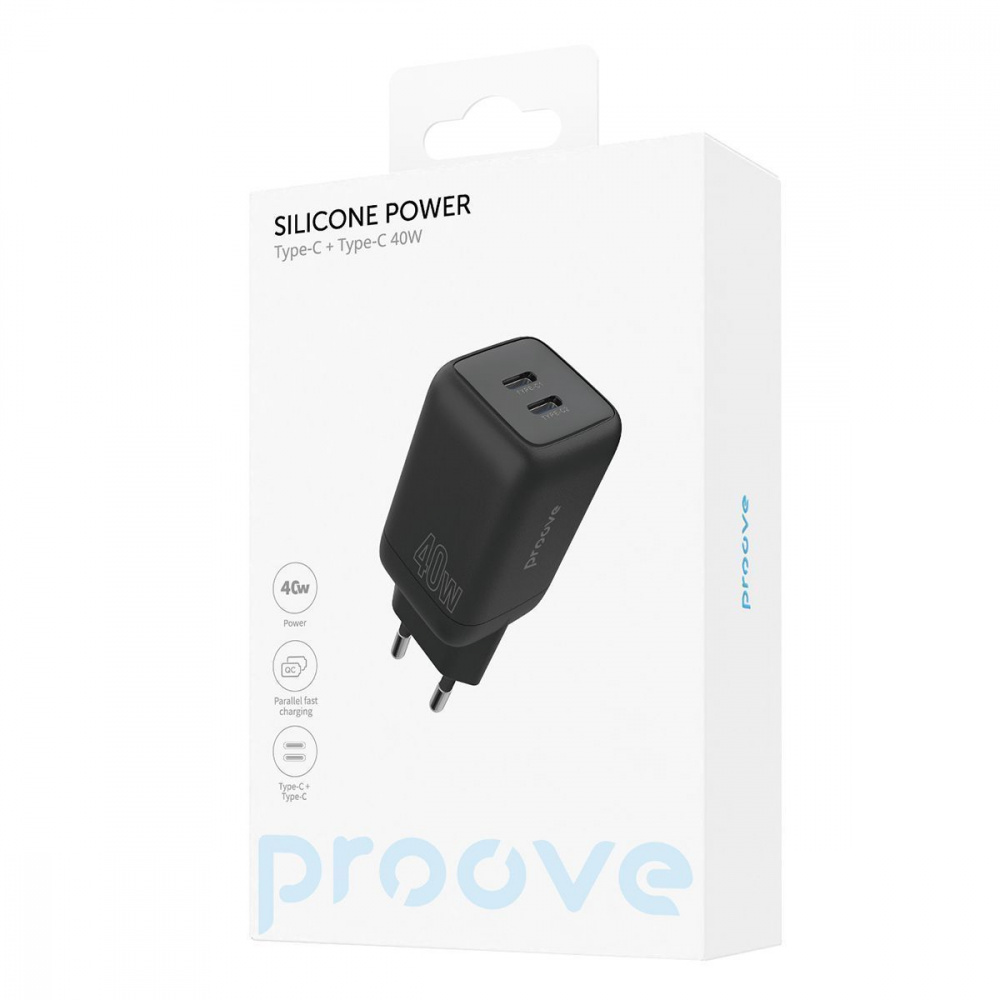 МЗП Proove Silicone Power 40W (Type-C + Type-C) — Придбати в Україні - фото 1