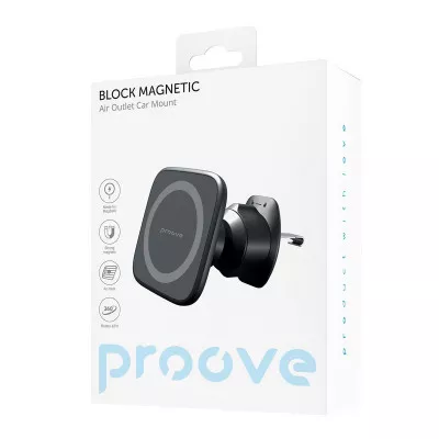 Автомобільний тримач Proove Block Magnetic Air Outlet Car Mount Magnetic Ring — Придбати в Україні