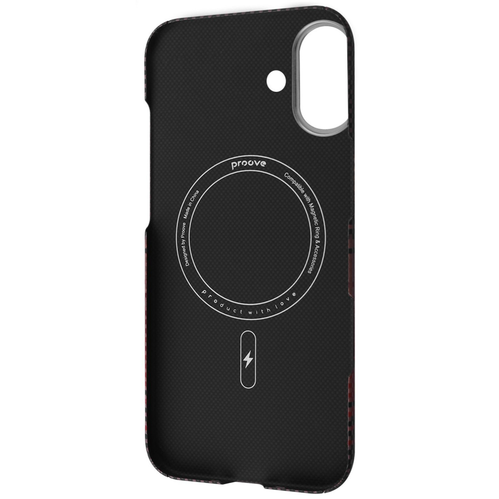 Чехол Proove Carbon Slim with Magnetic Ring iPhone 17 - фото 2