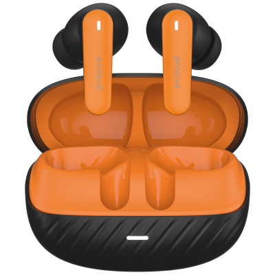 black/orange