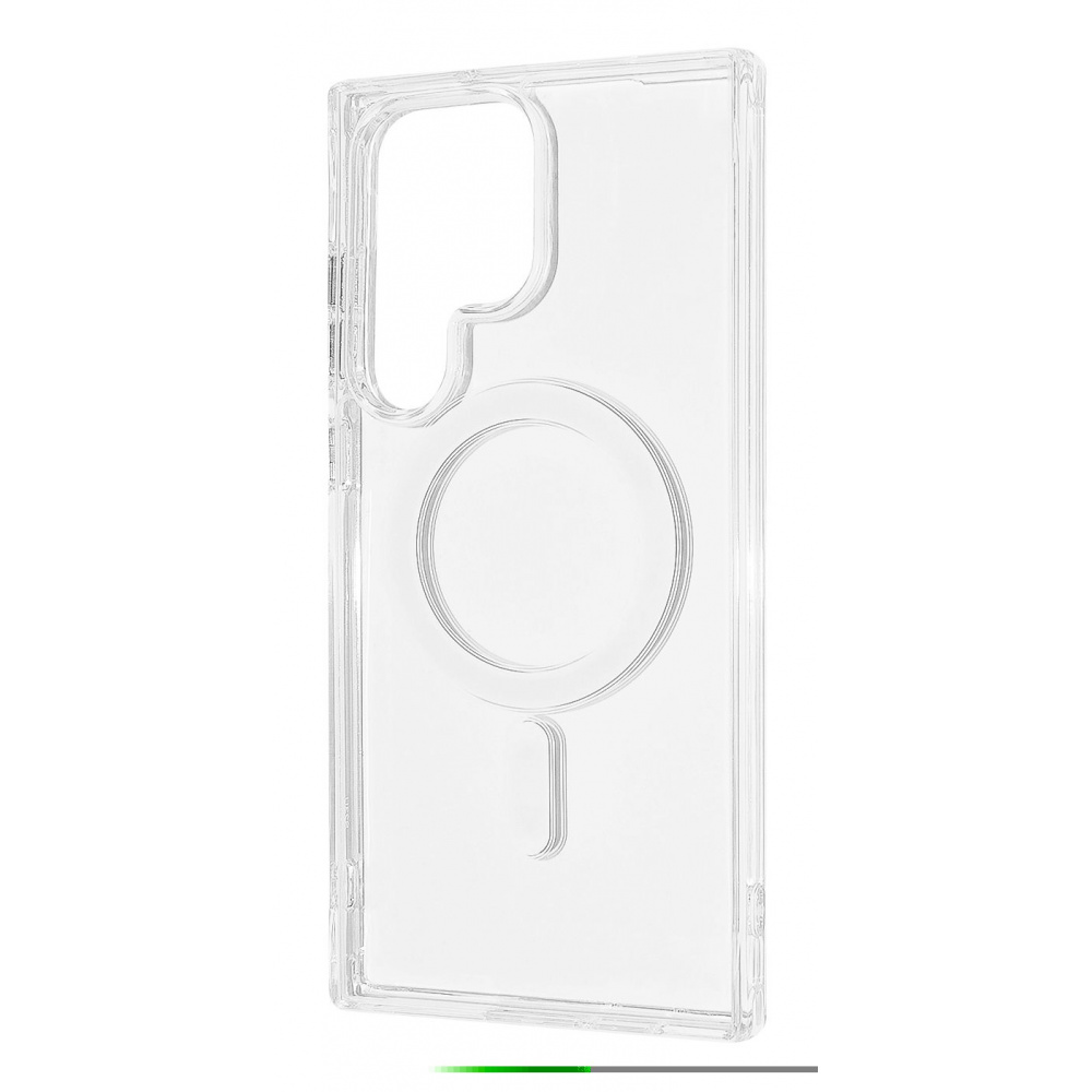 Чехол WAVE Clear Case (PC+TPU) with Magnetic Ring Samsung Galaxy S24 Ultra