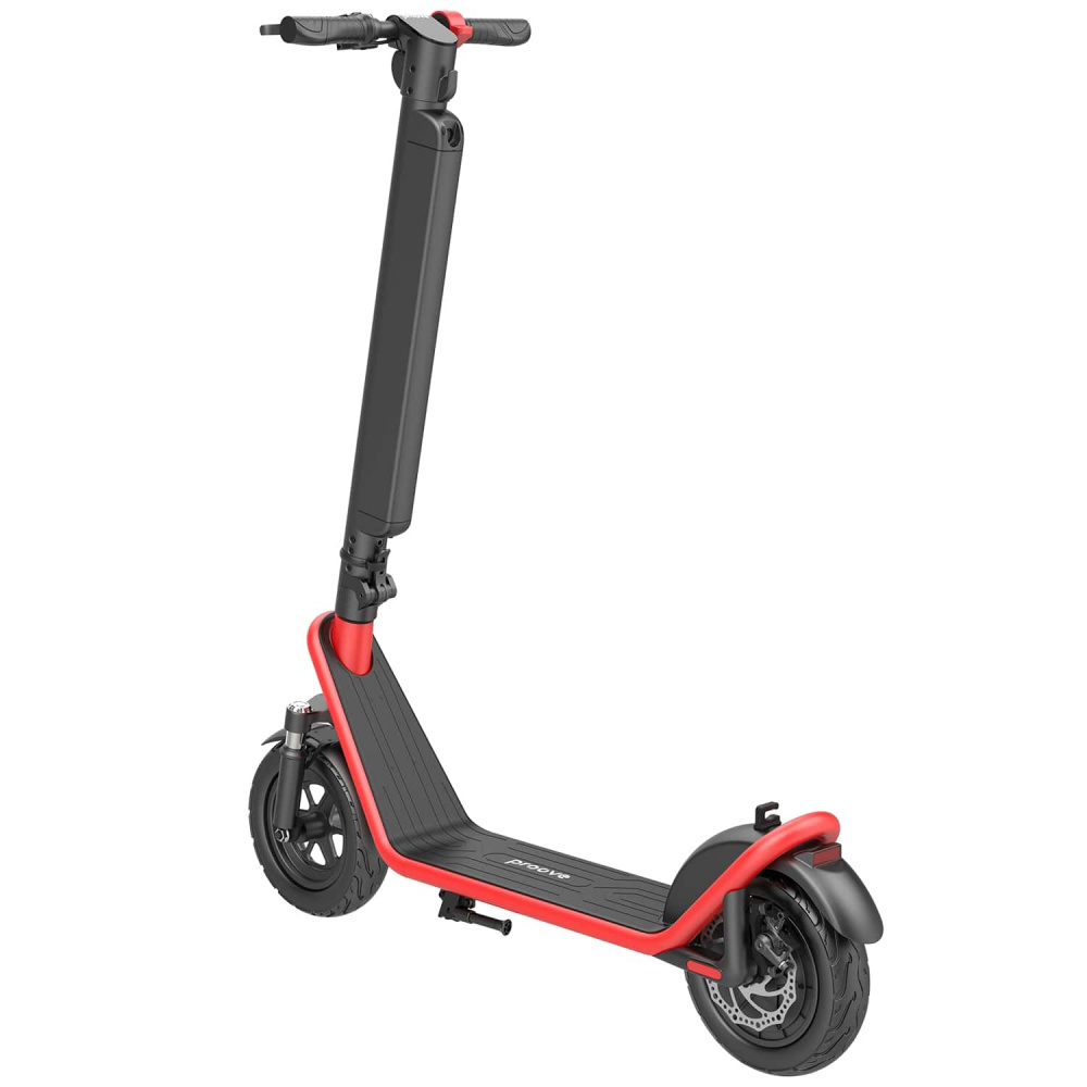 Электросамокат Proove Model Urban App 450W  (черно/красный) - фото 2