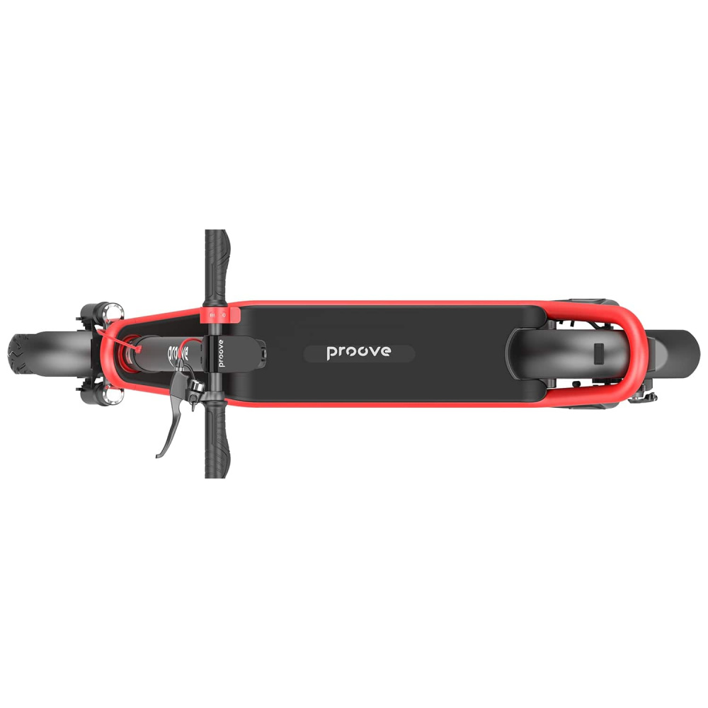 Электросамокат Proove Model Urban App 450W  (черно/красный) - фото 8
