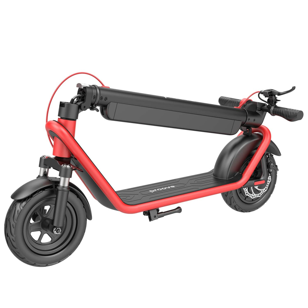 Электросамокат Proove Model Urban App 450W  (черно/красный) - фото 9