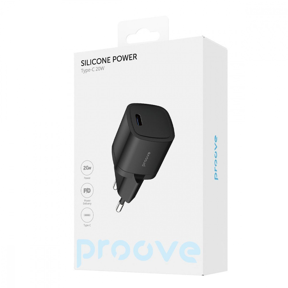 МЗП Proove Silicone Power 20W (Type-C) — Придбати в Україні - фото 1