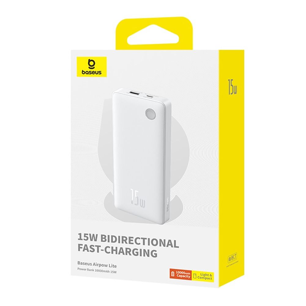 Портативна Батарея Baseus Airpow Lite 10000mAh 15W — Придбати в Україні