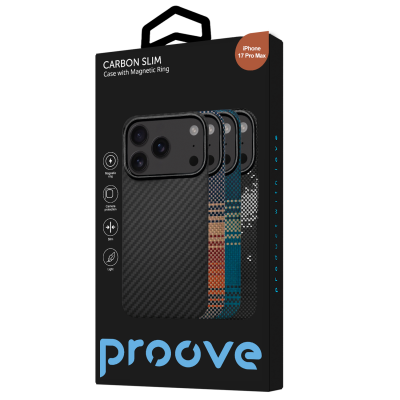 Купить Чехол Proove Carbon Slim with Magnetic Ring iPhone 17 Pro Max/18 Pro Max 64306 - Ncase